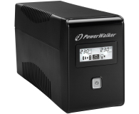 Power Walker LINE-INTERACTIVE (850VA/480W, 2x Schuko, LCD, AVR) - 544098 - zdjęcie 3